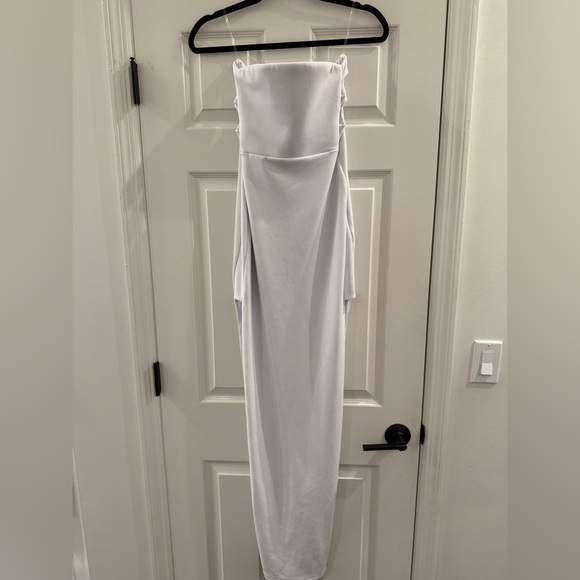 NWT Revolve Nookie Flaunt Cutout White Gown Maxi Dress Strapless White Small - Picture 8 of 8